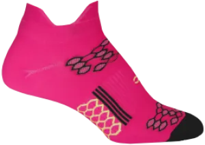 2ndWind Double Tab Socks | Neon Pink