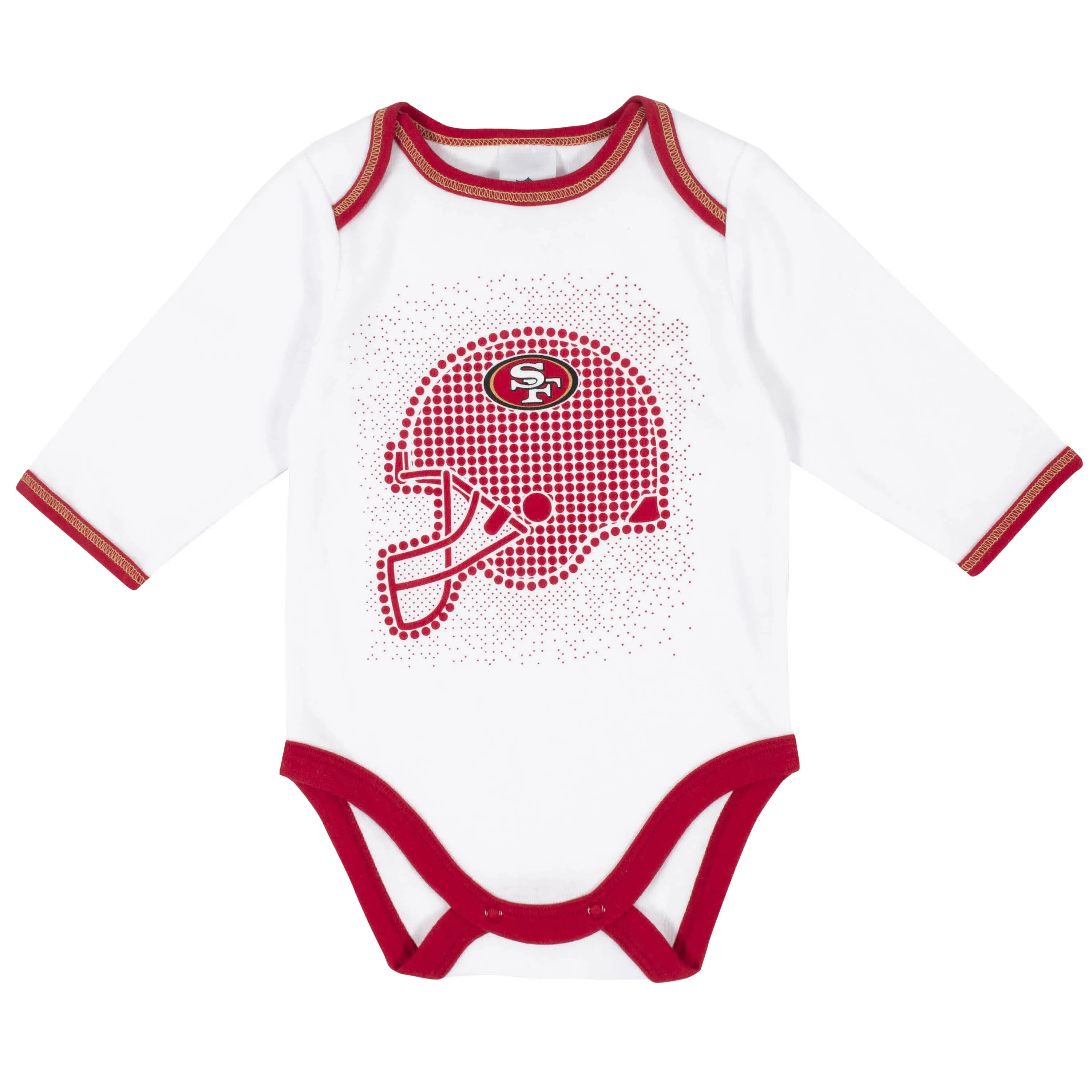 49ers Baby Boys 3-Piece Bodysuit, Pant, and Cap Set