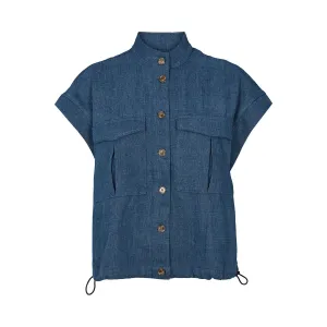 Abigail vest blue