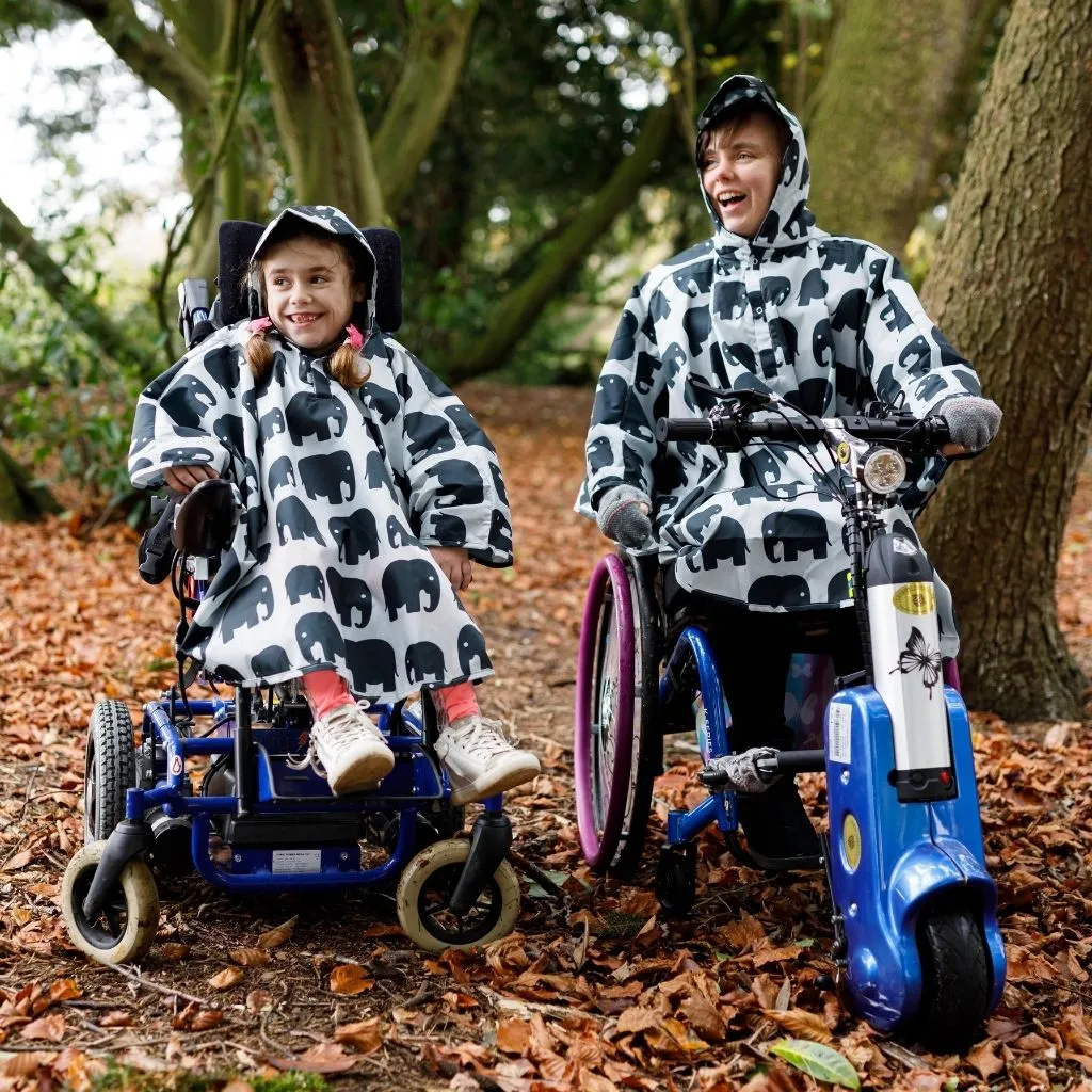 Adult Wheelchair Poncho - MULTICOLOUR FLORAL