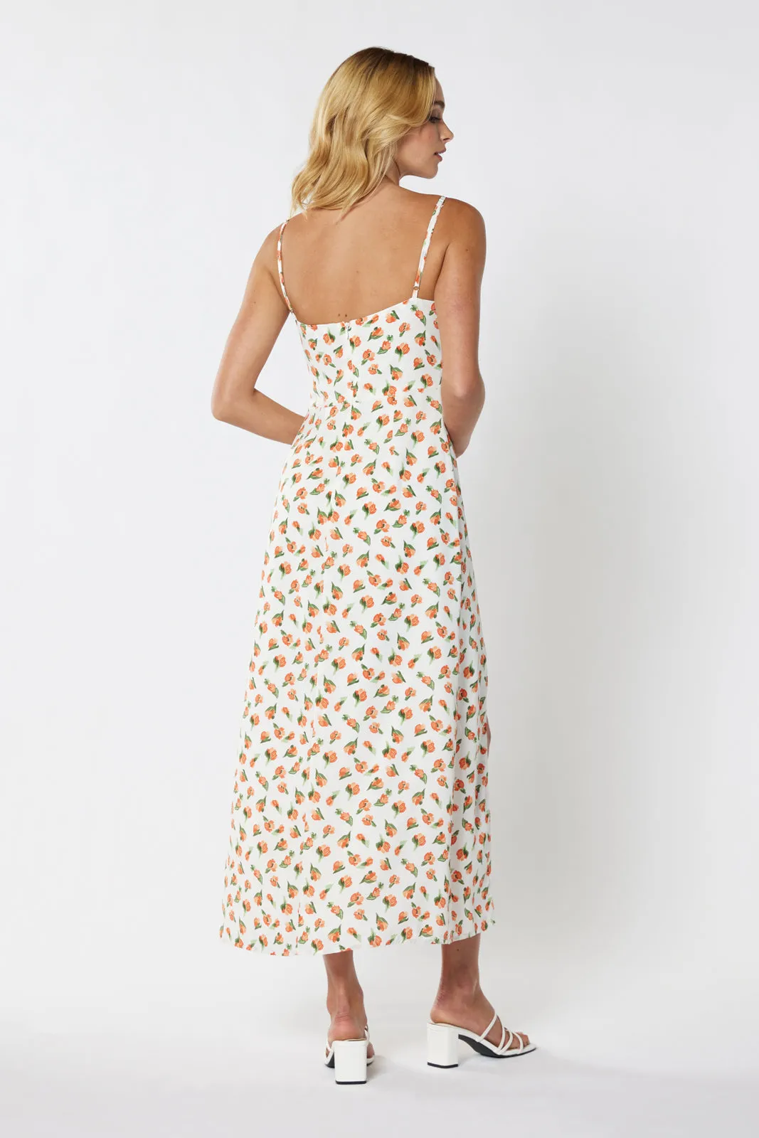 Aisha Floral Split Dress