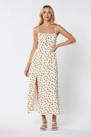 Aisha Floral Split Dress