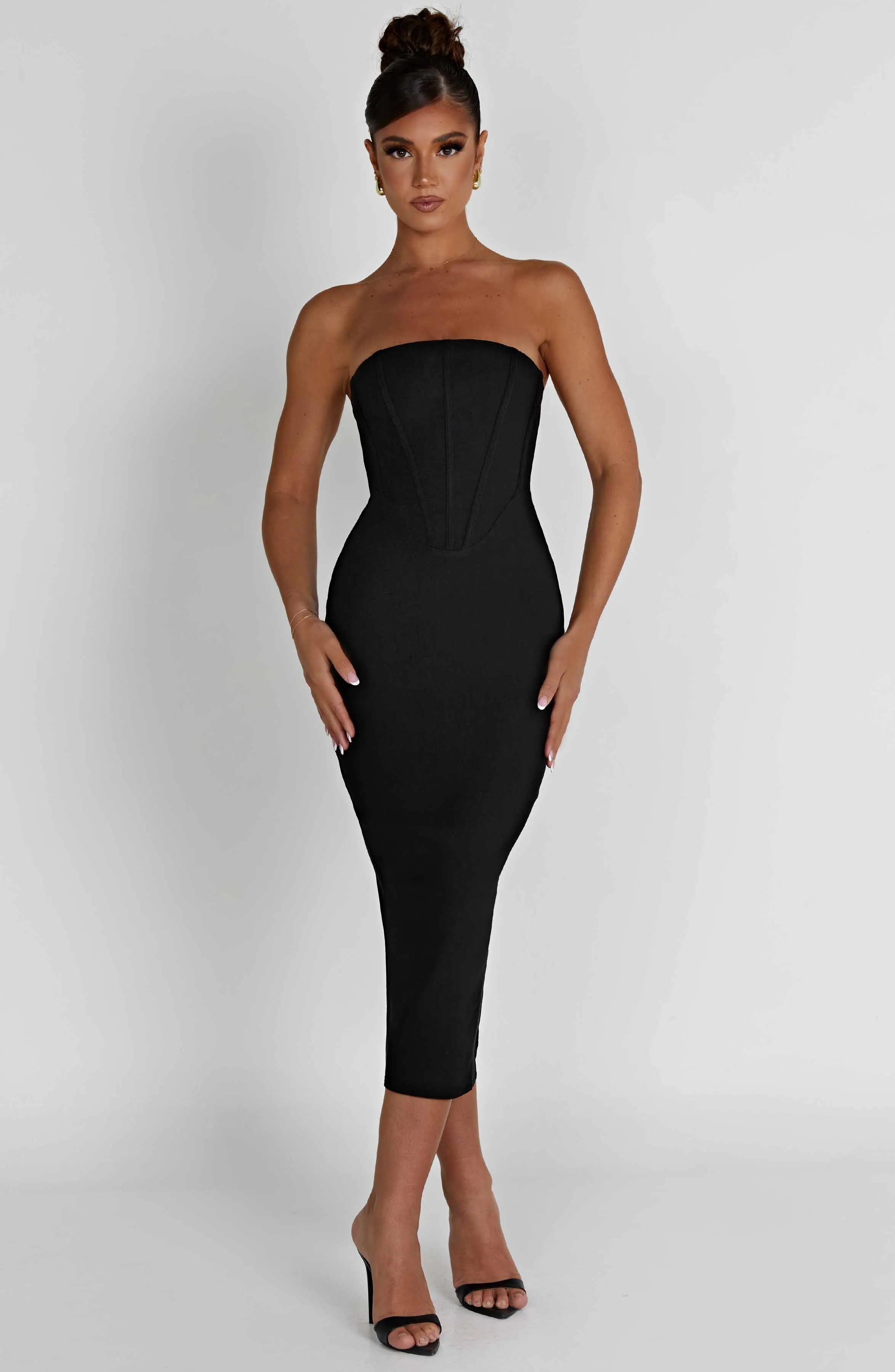 Amore Midi Dress - Black