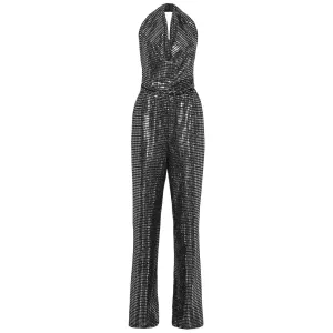 Andrea Jumpsuit - Black/Metallic