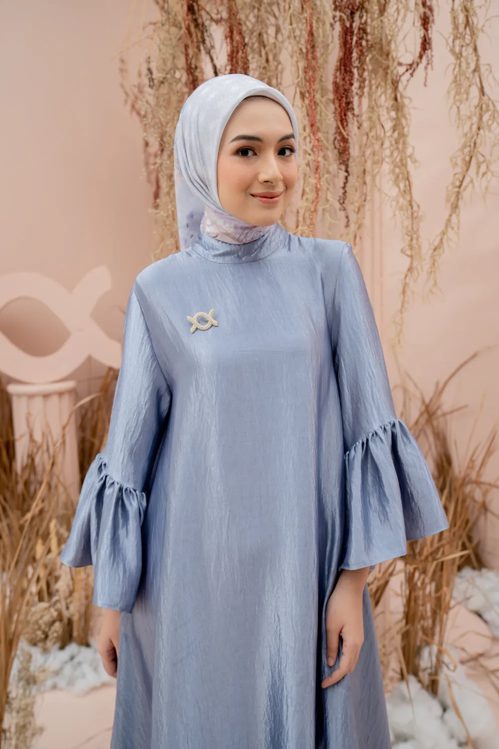 Asteria Dress Cashmere Blue