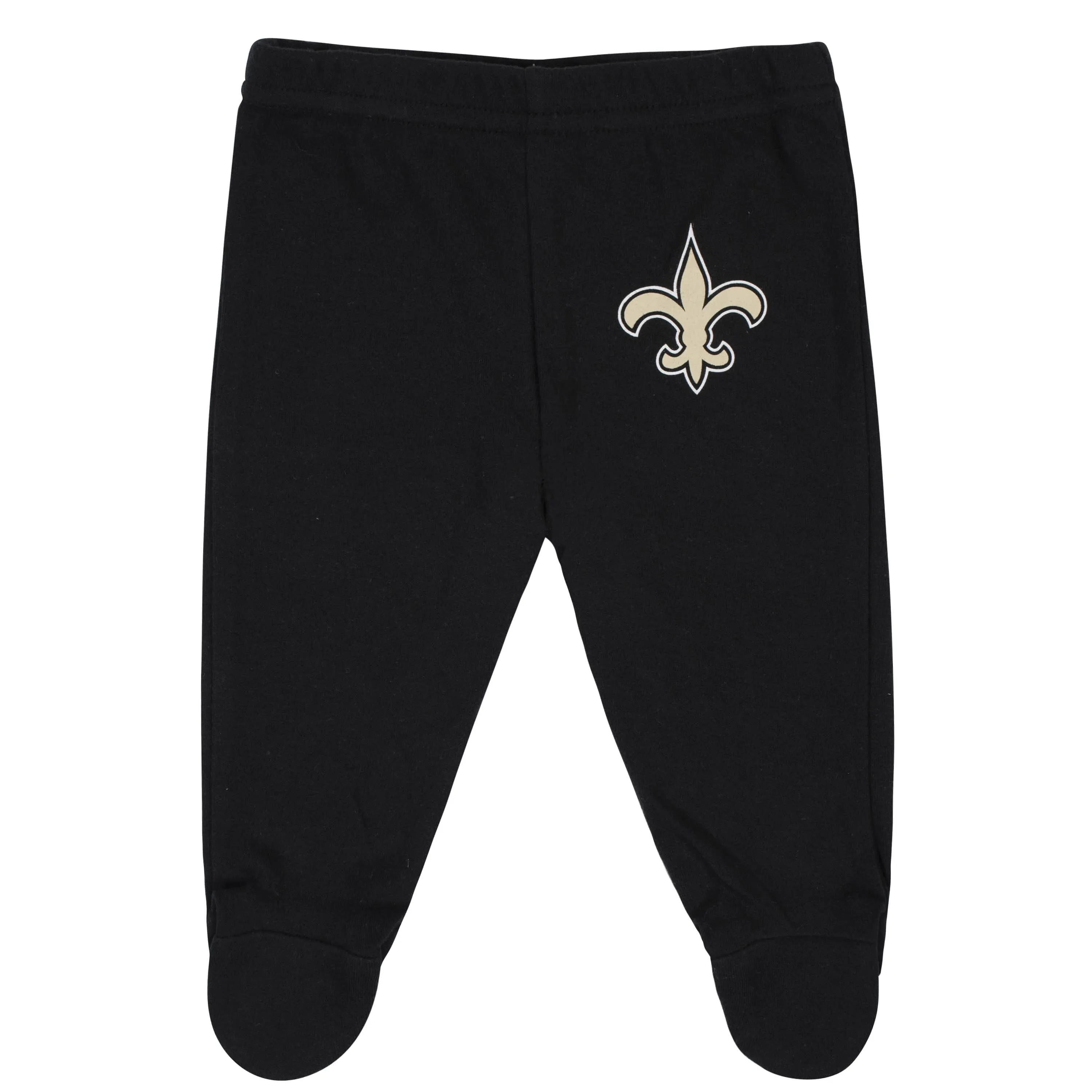 Baby Boys New Orleans Saints 3-Piece Bodysuit, Pant and Cap Set