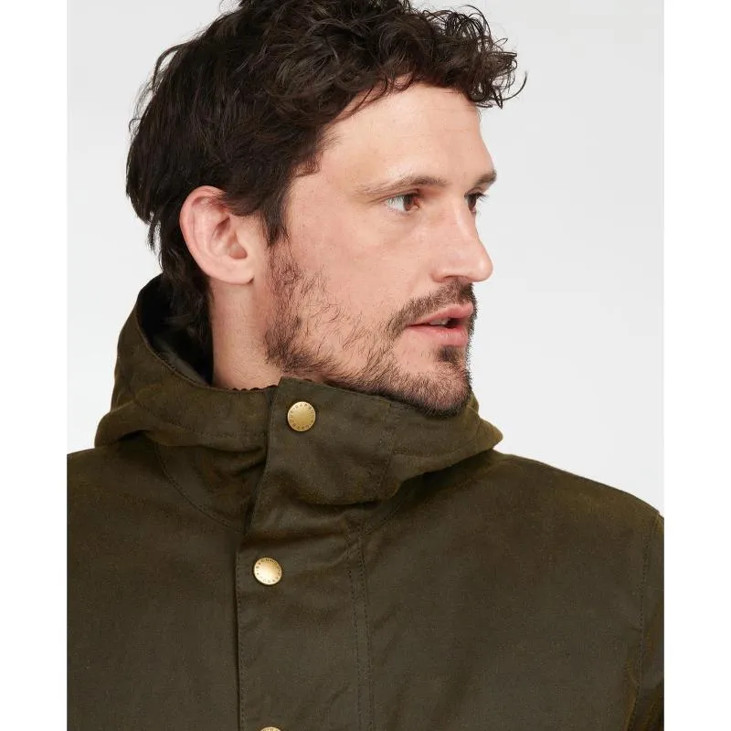 Barbour Ripon Mens Wax Jacket - Olive