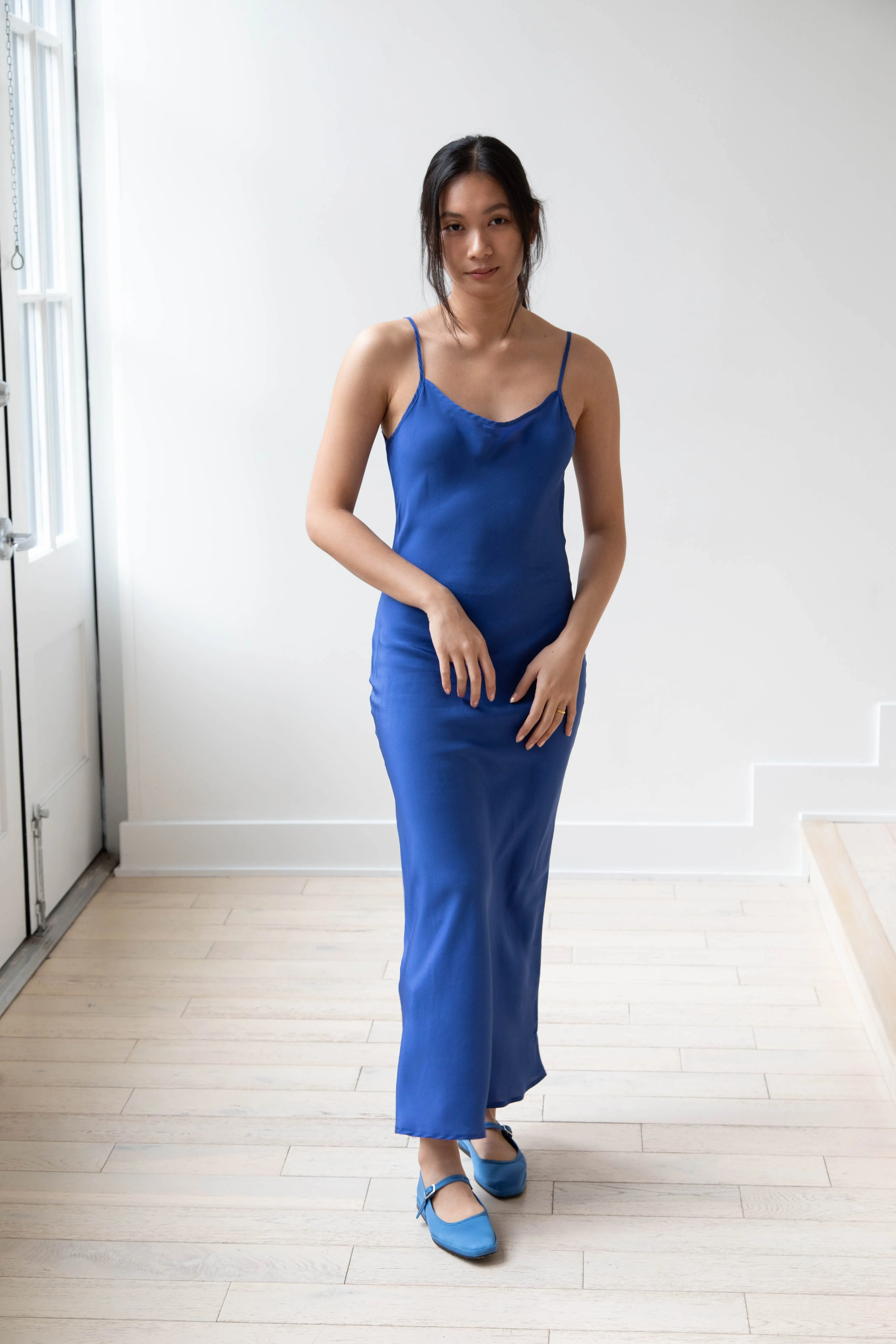 Barena Venezia | Aga Dress in Victoria Blue Silk