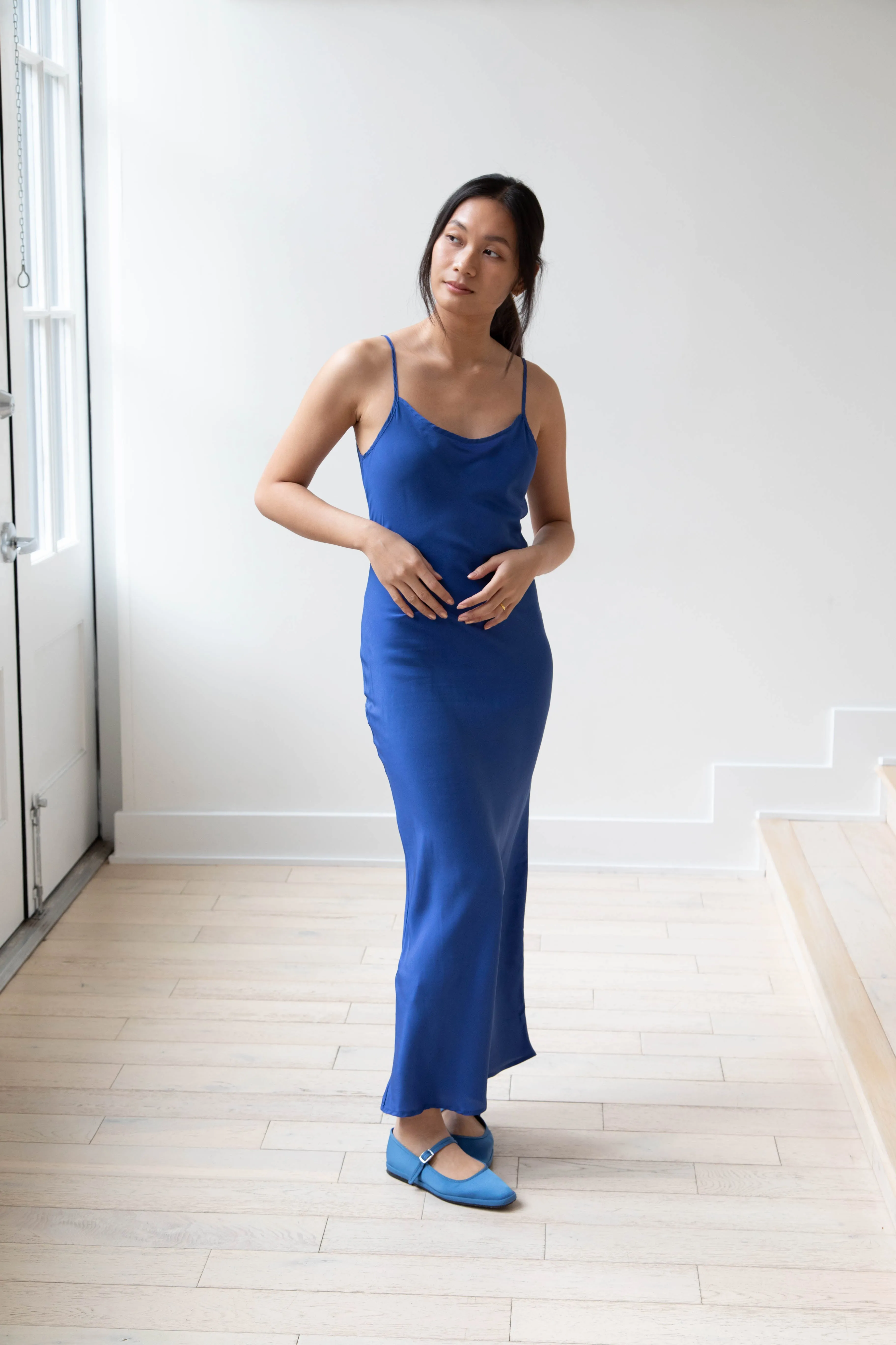 Barena Venezia | Aga Dress in Victoria Blue Silk