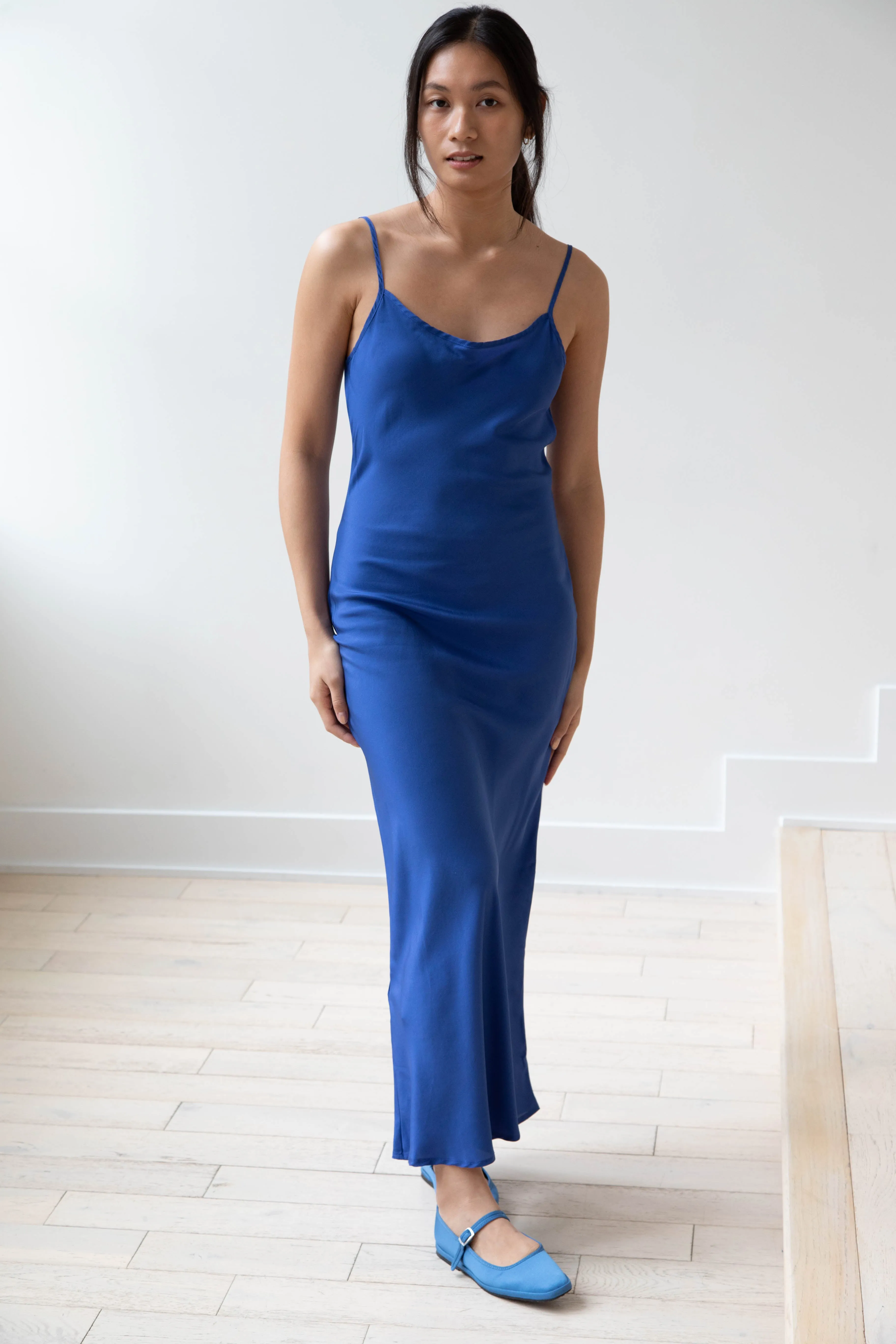 Barena Venezia | Aga Dress in Victoria Blue Silk