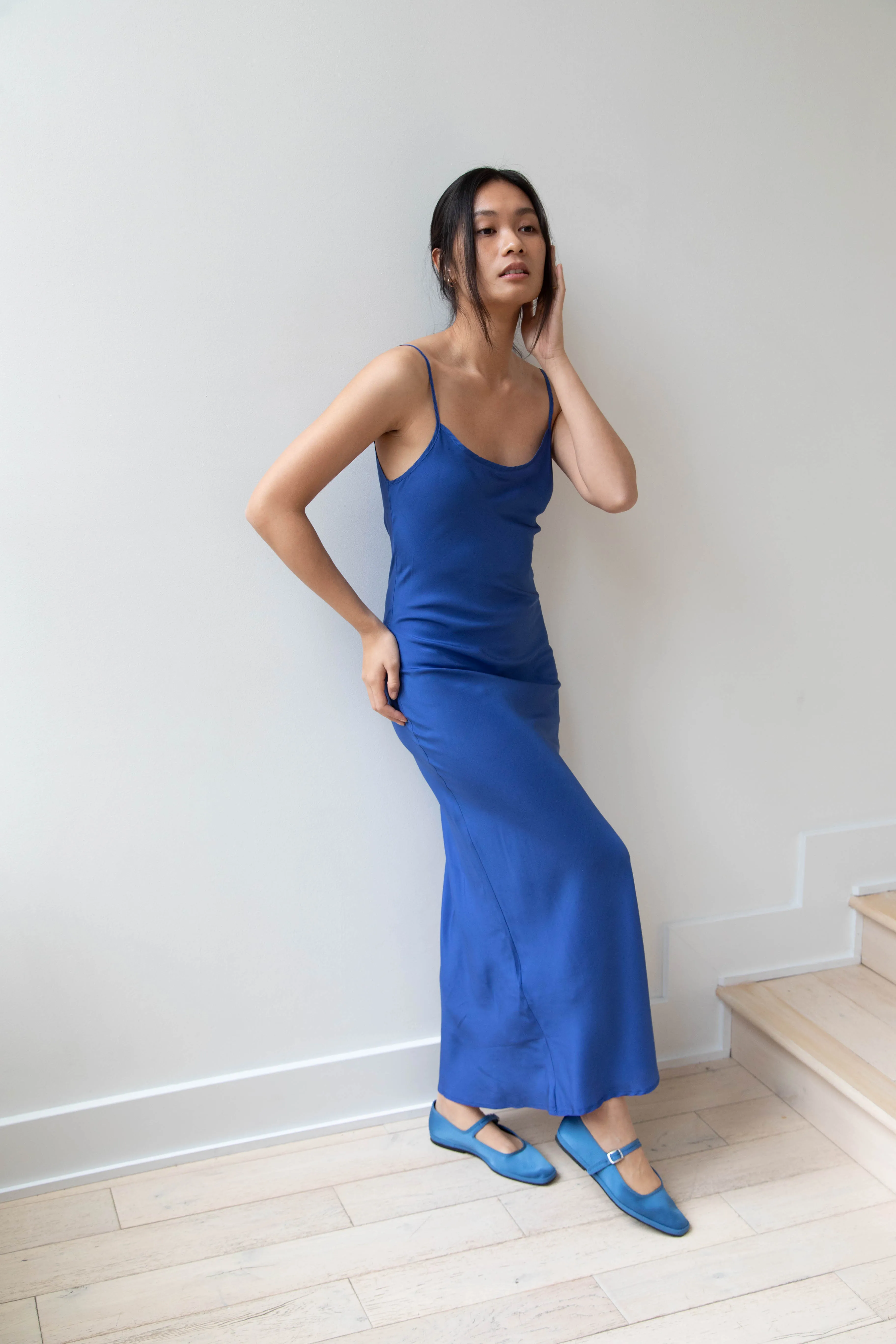 Barena Venezia | Aga Dress in Victoria Blue Silk