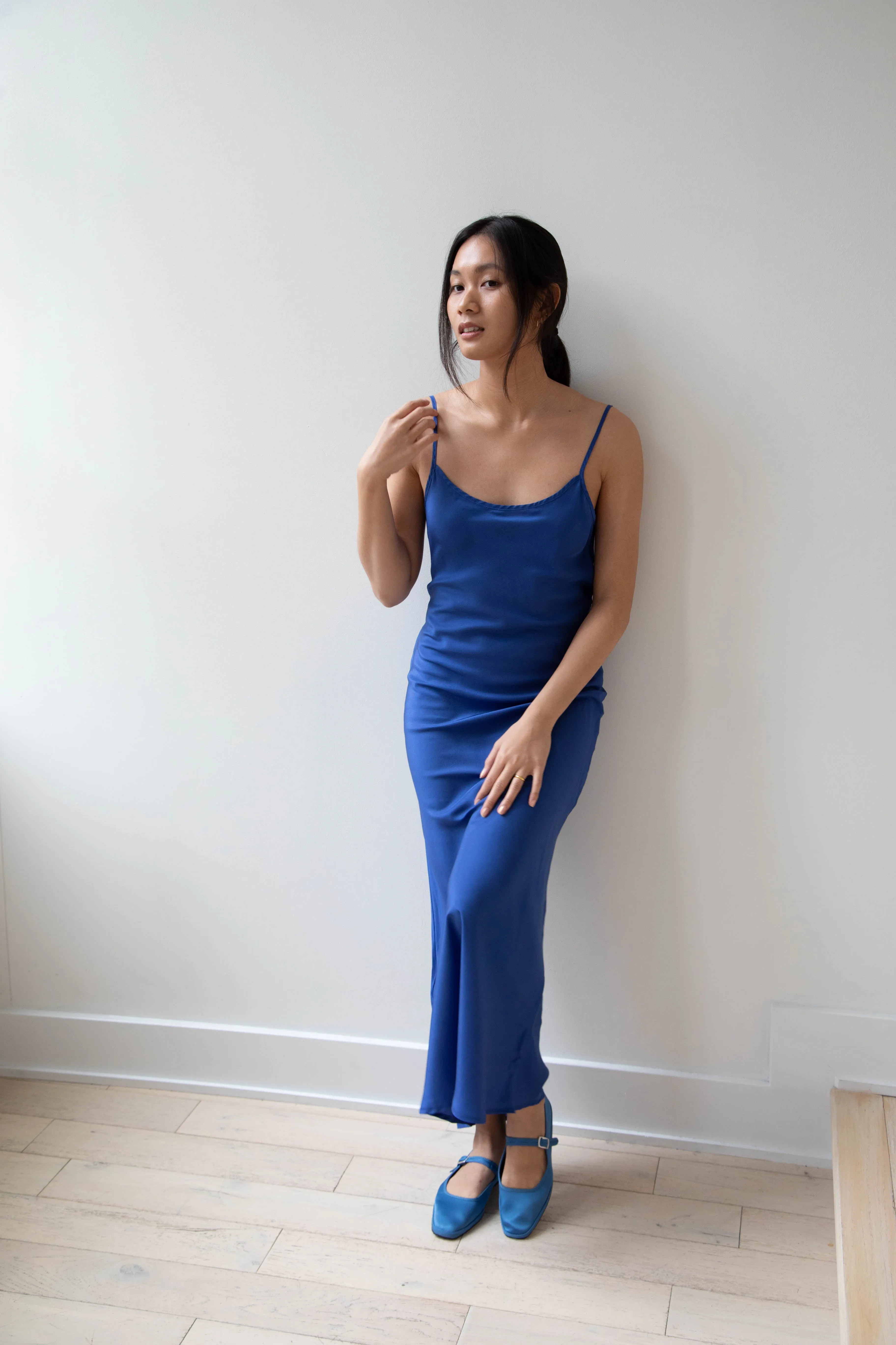 Barena Venezia | Aga Dress in Victoria Blue Silk