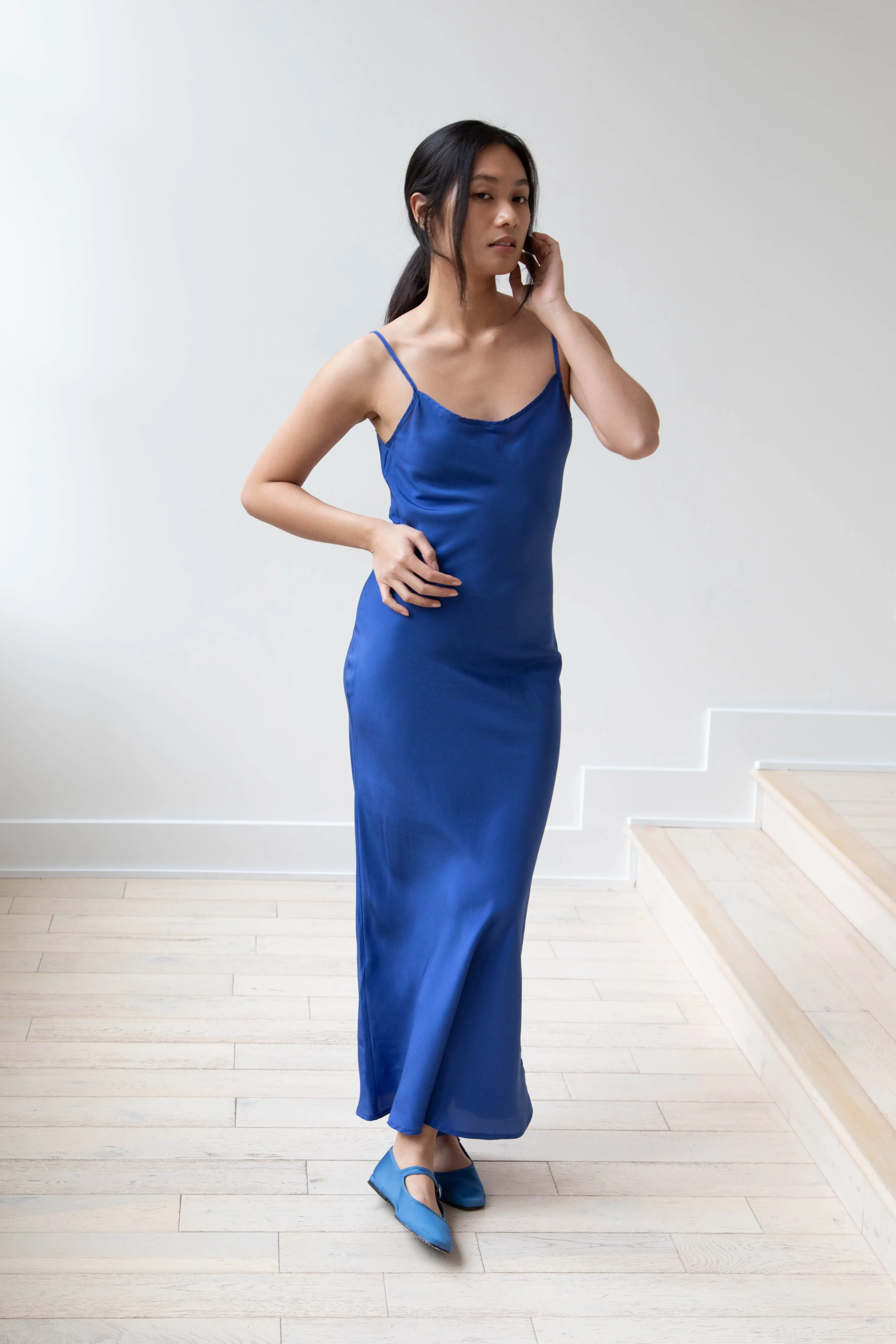 Barena Venezia | Aga Dress in Victoria Blue Silk