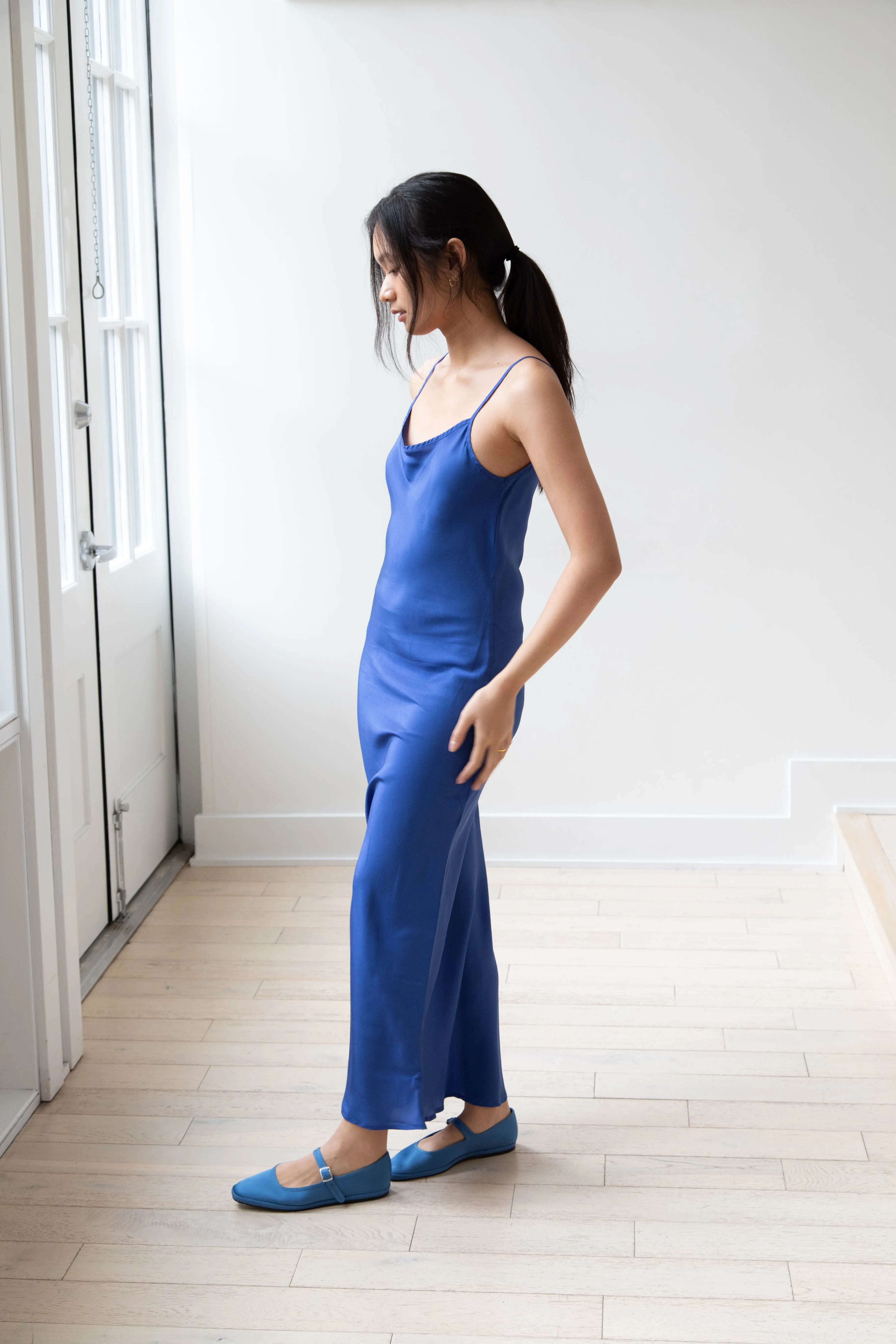 Barena Venezia | Aga Dress in Victoria Blue Silk