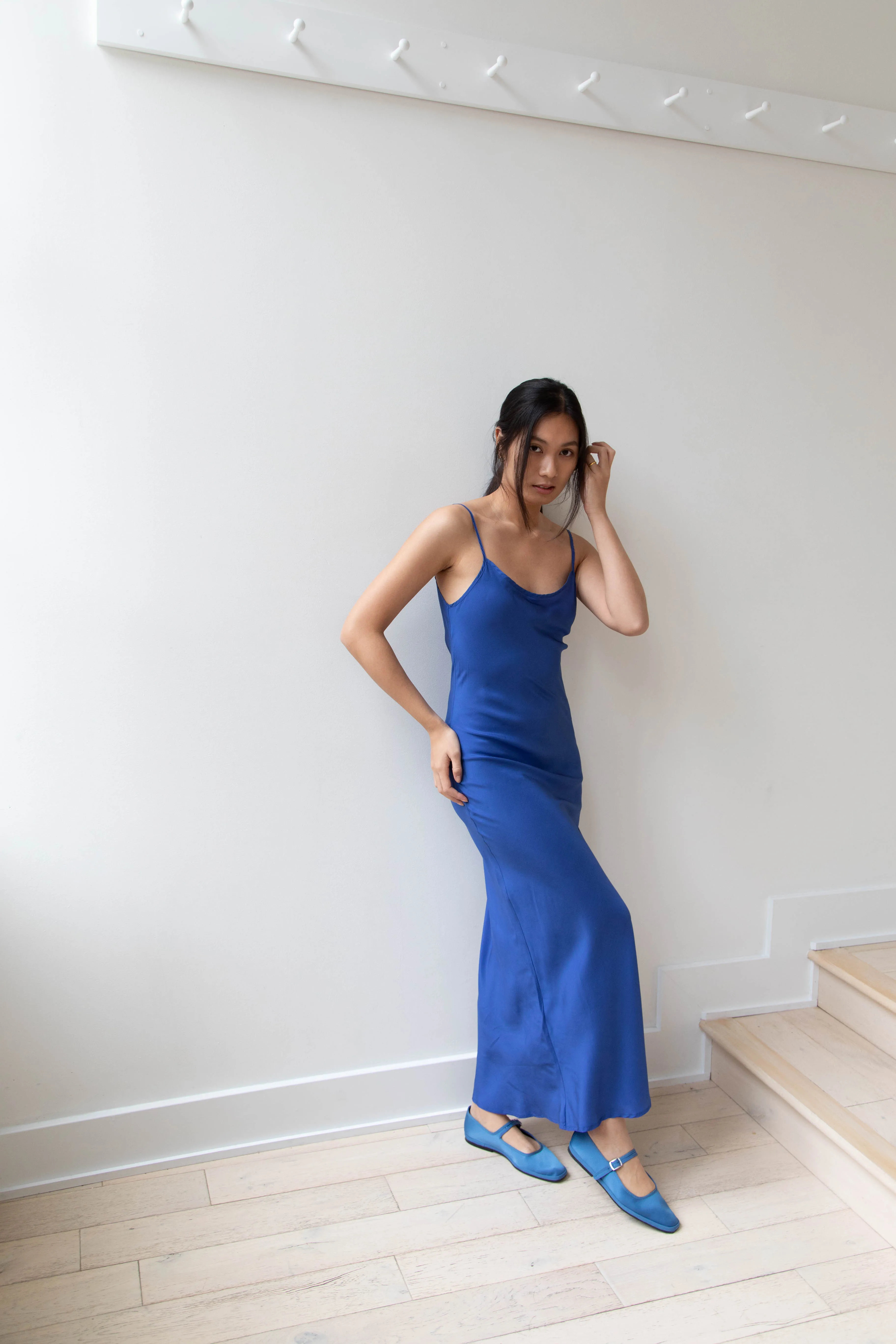 Barena Venezia | Aga Dress in Victoria Blue Silk