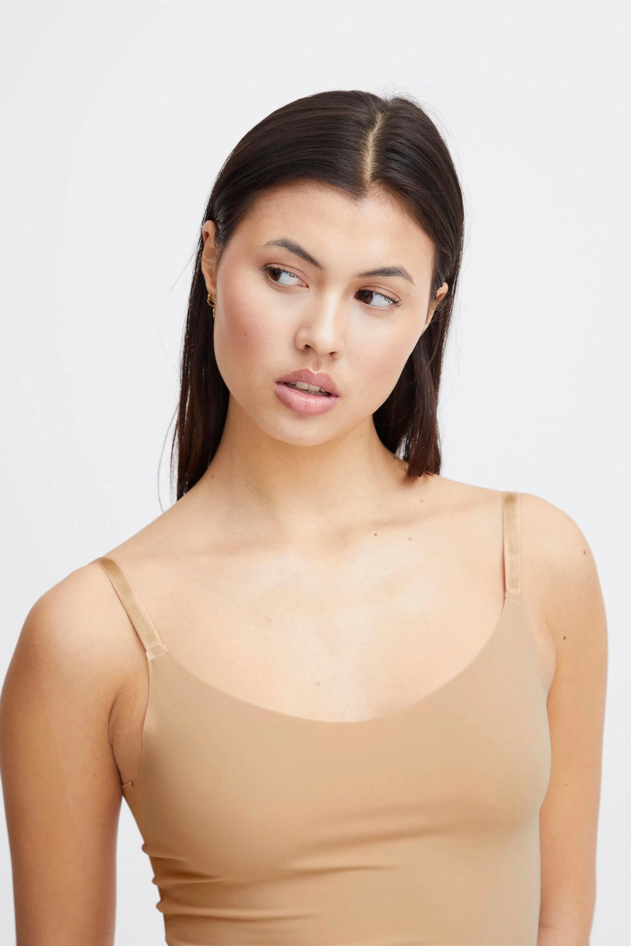 BASIC SLIP DRESS (NUDE)