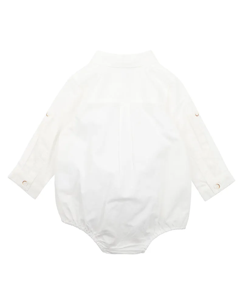 Bebe W24 Liam Ivory Shirt Bodysuit