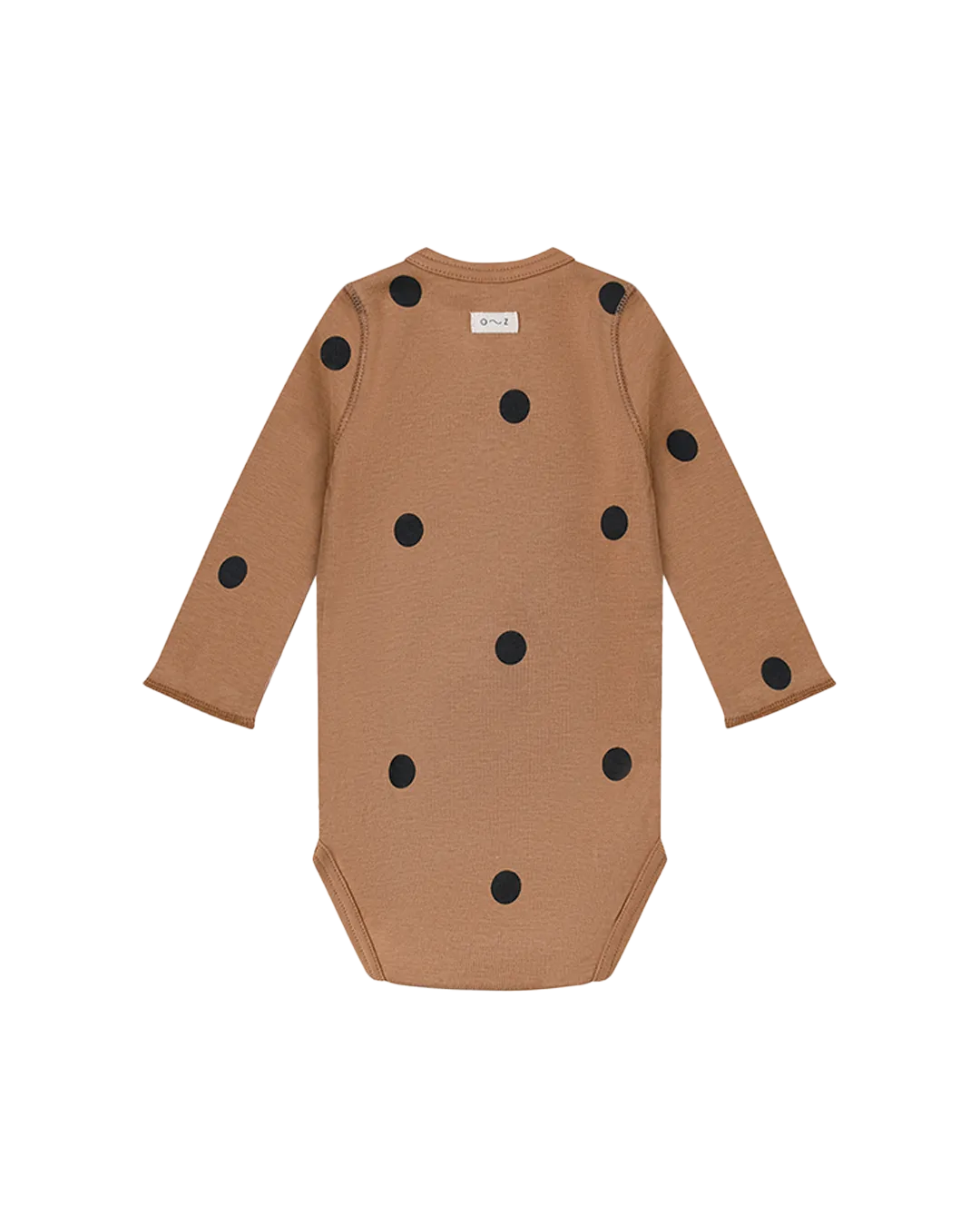 BODYSUIT ORGANIC ZOO GOLD DOTS