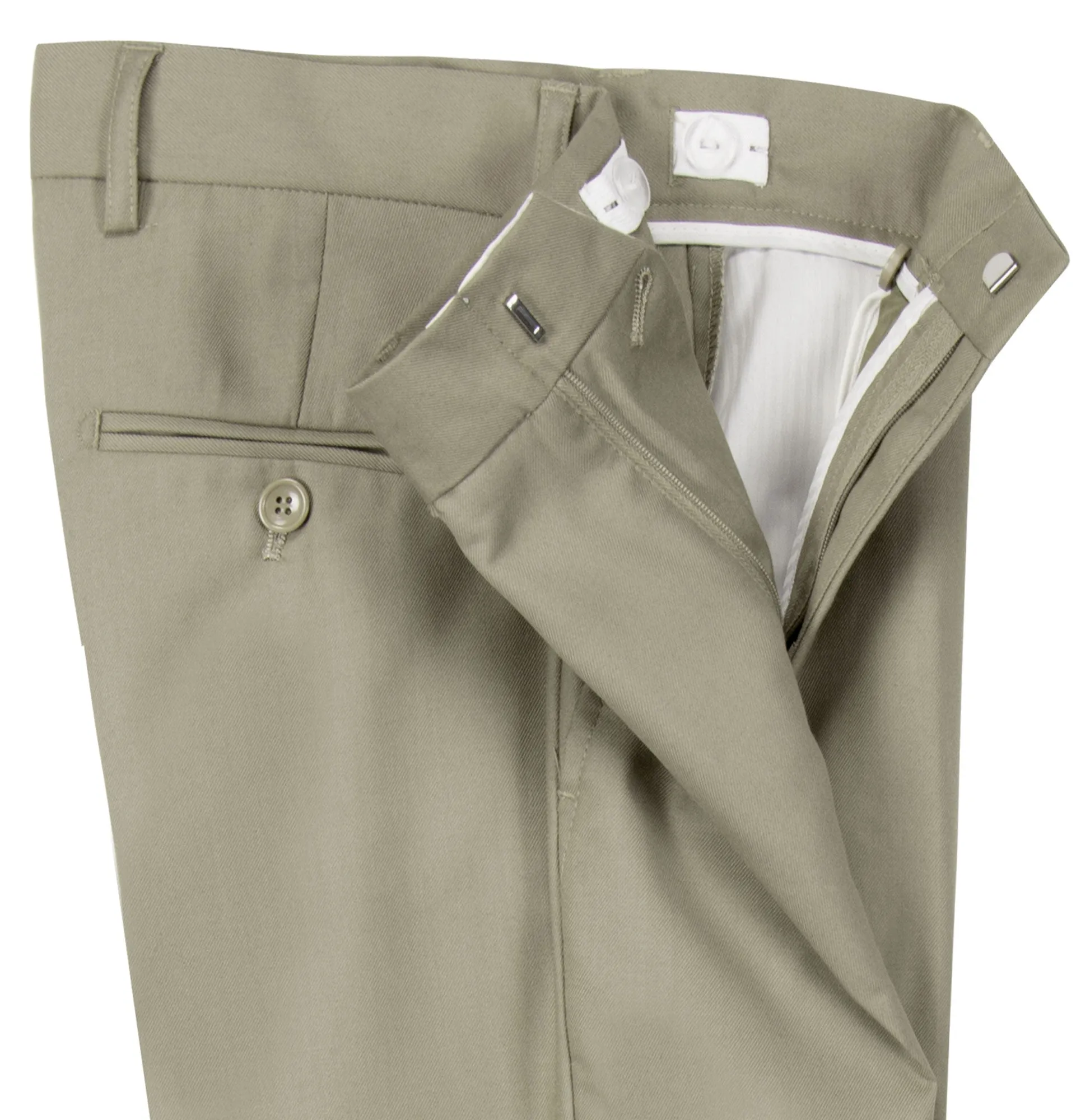 Boys' Tan-C Flat Front Dress Pants