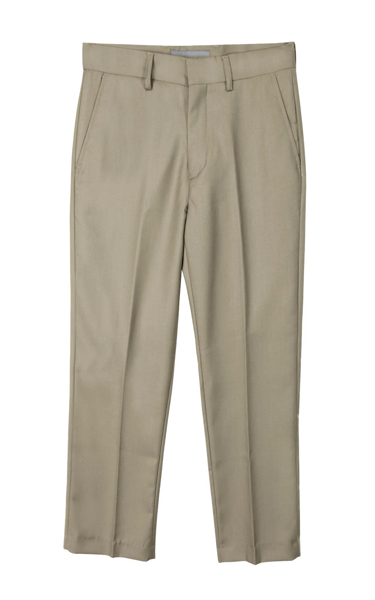 Boys' Tan-C Flat Front Dress Pants