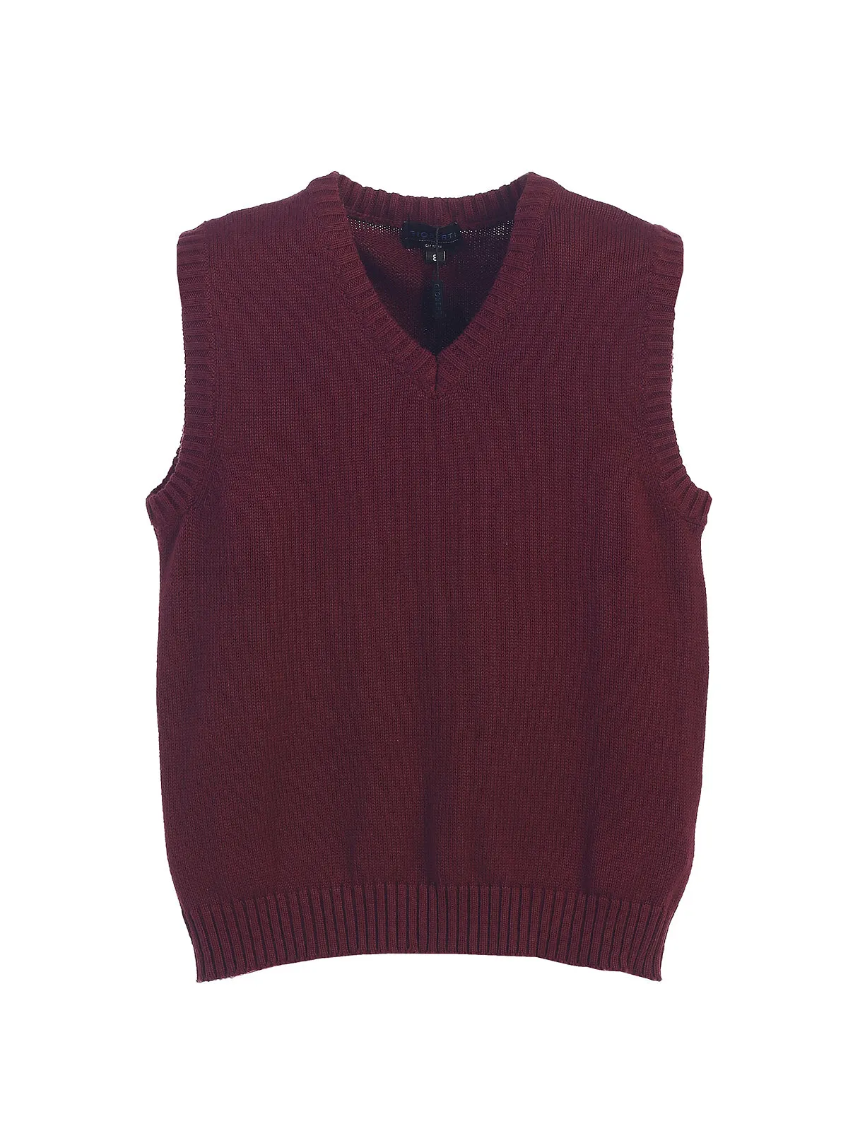 Boy's V-Neck Knitted Vest