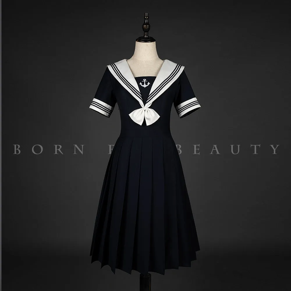 (Buyforme)Youpairui~Amatsukaze~JK Uniform Lolita Sailor Collar OP