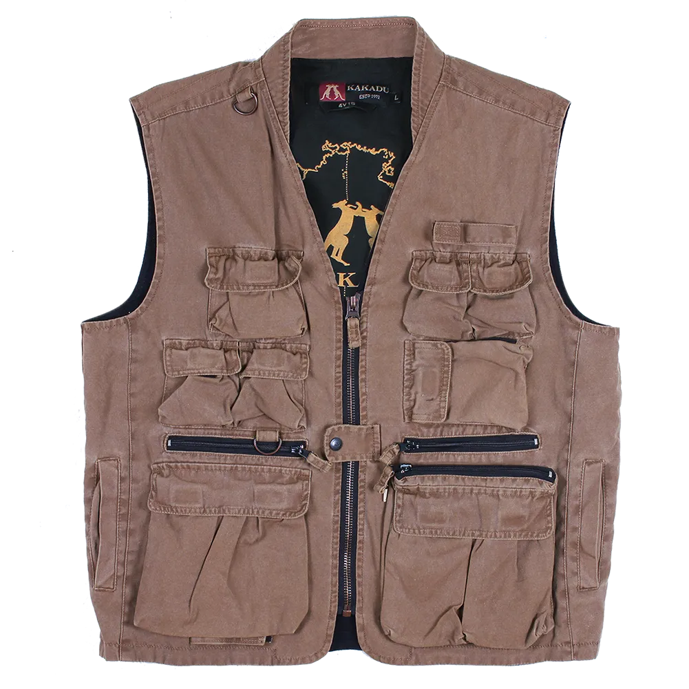 Delta Vest in Tobacco