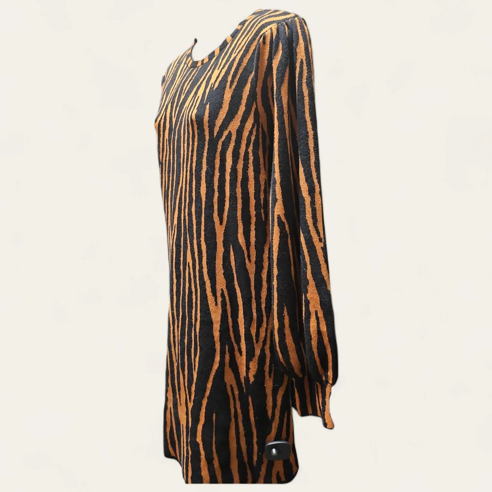 Dress Sweater By Lucy Paris In Animal Print, Size: L