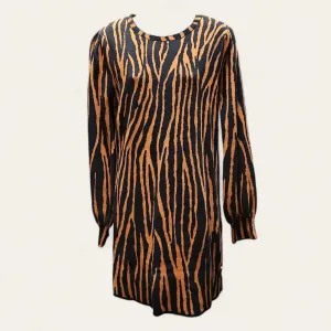 Dress Sweater By Lucy Paris In Animal Print, Size: L