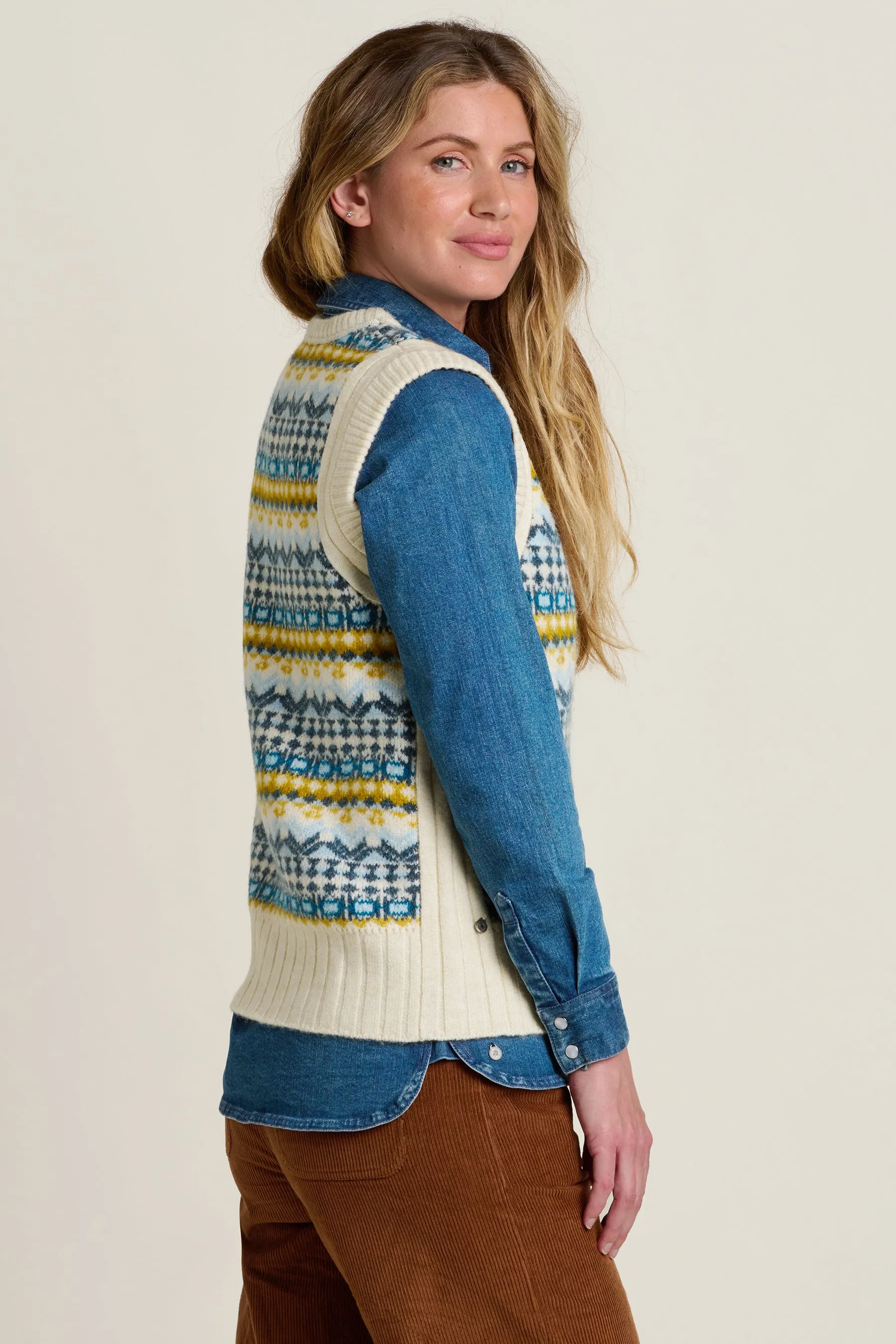 Fairisle Knitted Vest