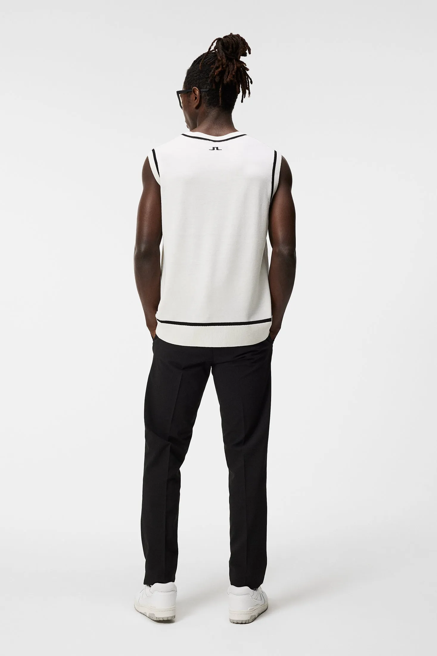 Fraser Knitted Vest / White