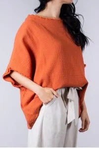 Gauze Poncho Top *FINAL SALE*