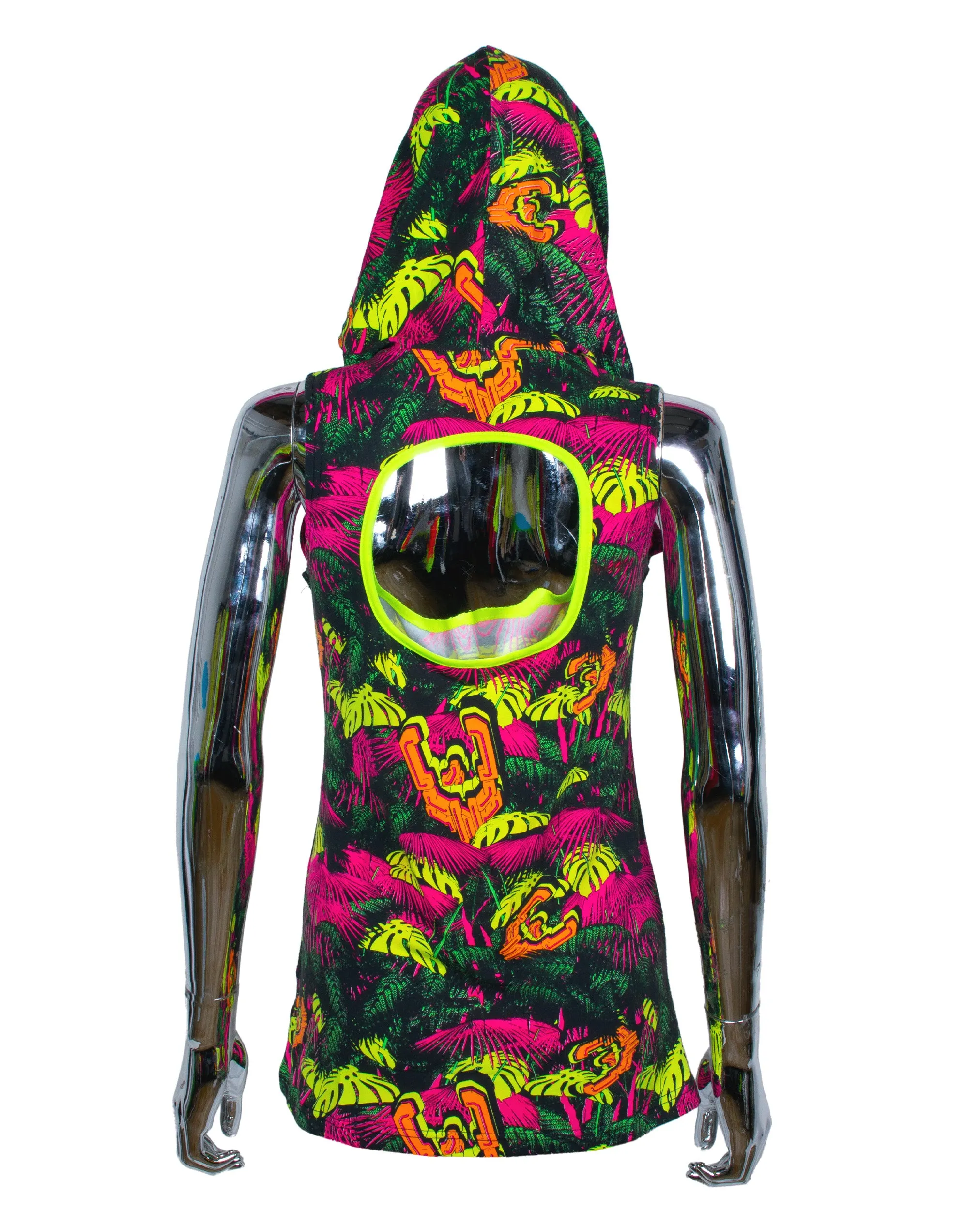 GIRLS TECH VEST NEON JUNGLE