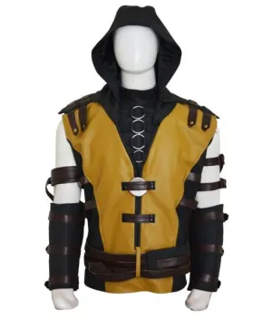 Hanzo Hasashi Hooded Leather Vest