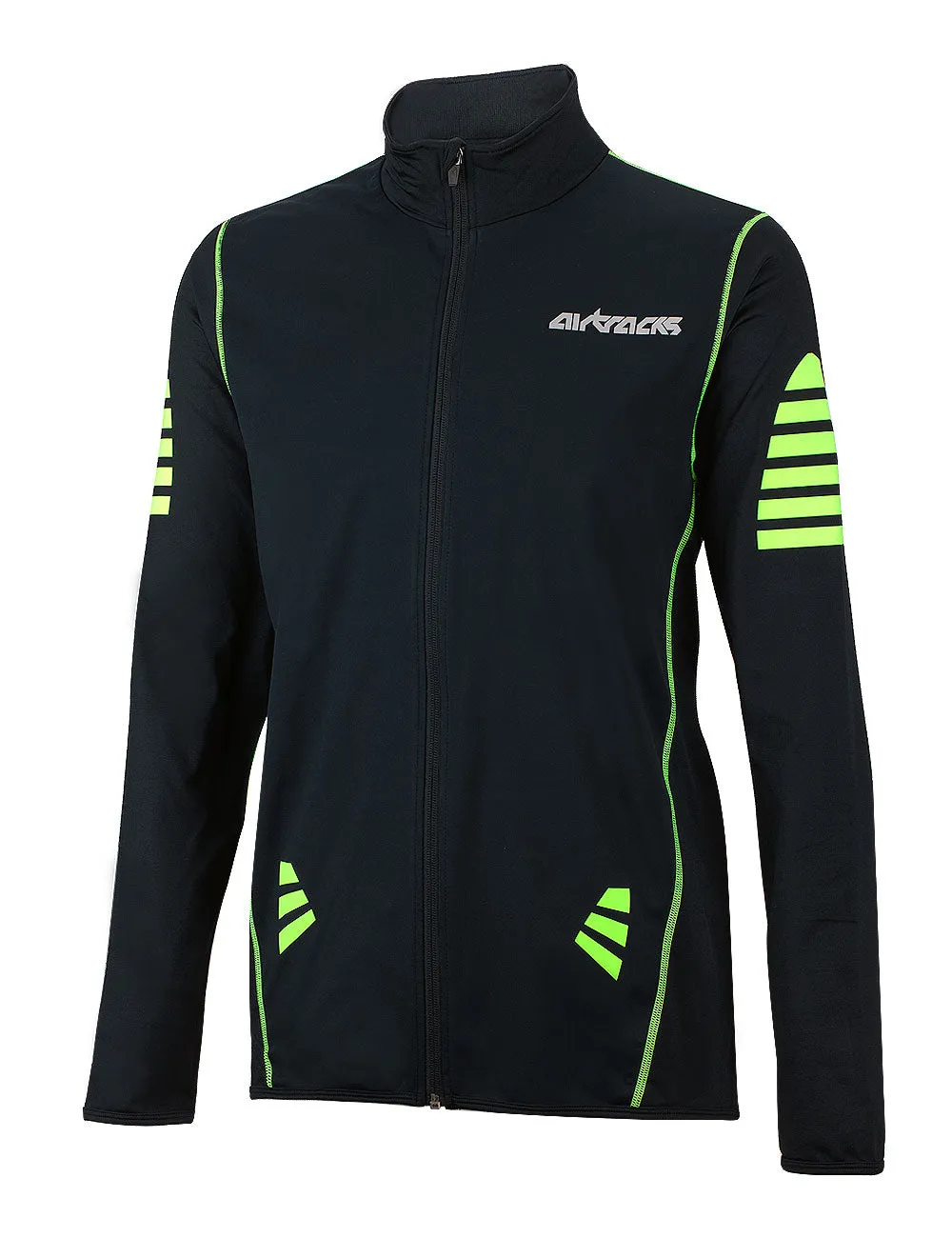 Herren Thermo Radtrikot Pro Schwarz-Neon Setprodukt