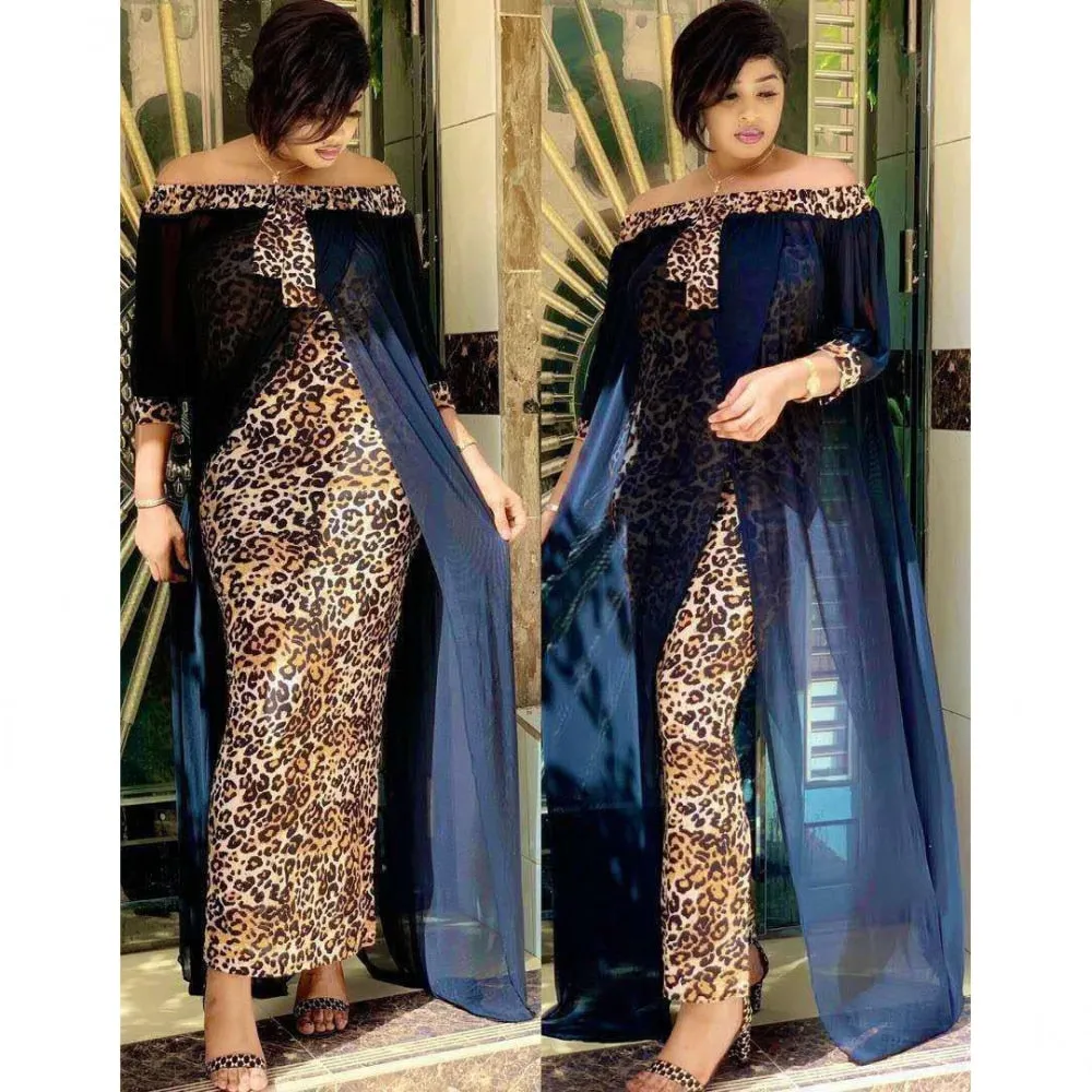 Josy 2 in 1 Leopard Maxi Print Dress