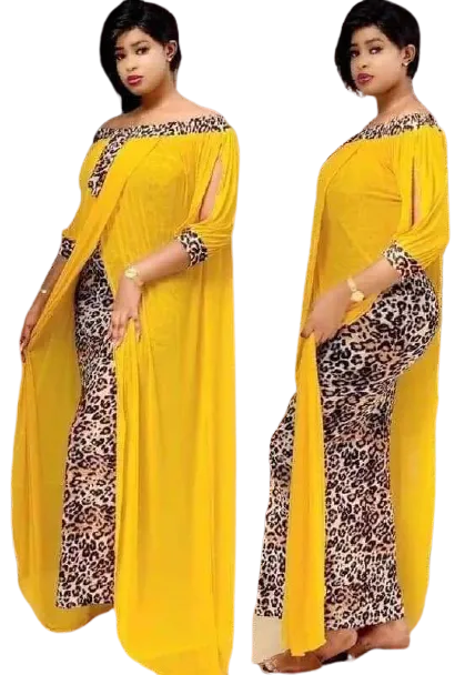 Josy 2 in 1 Leopard Maxi Print Dress