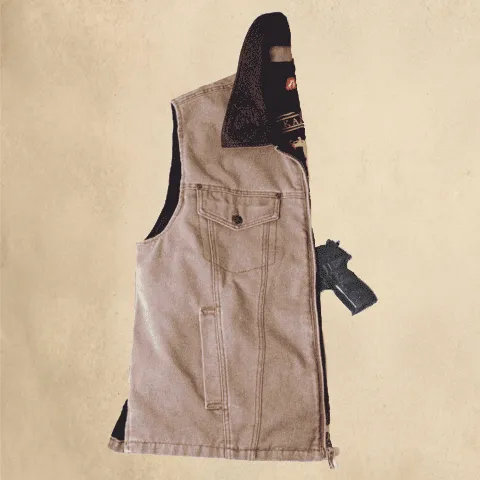 Kelly '12' Concealed Carry Canvas Vest