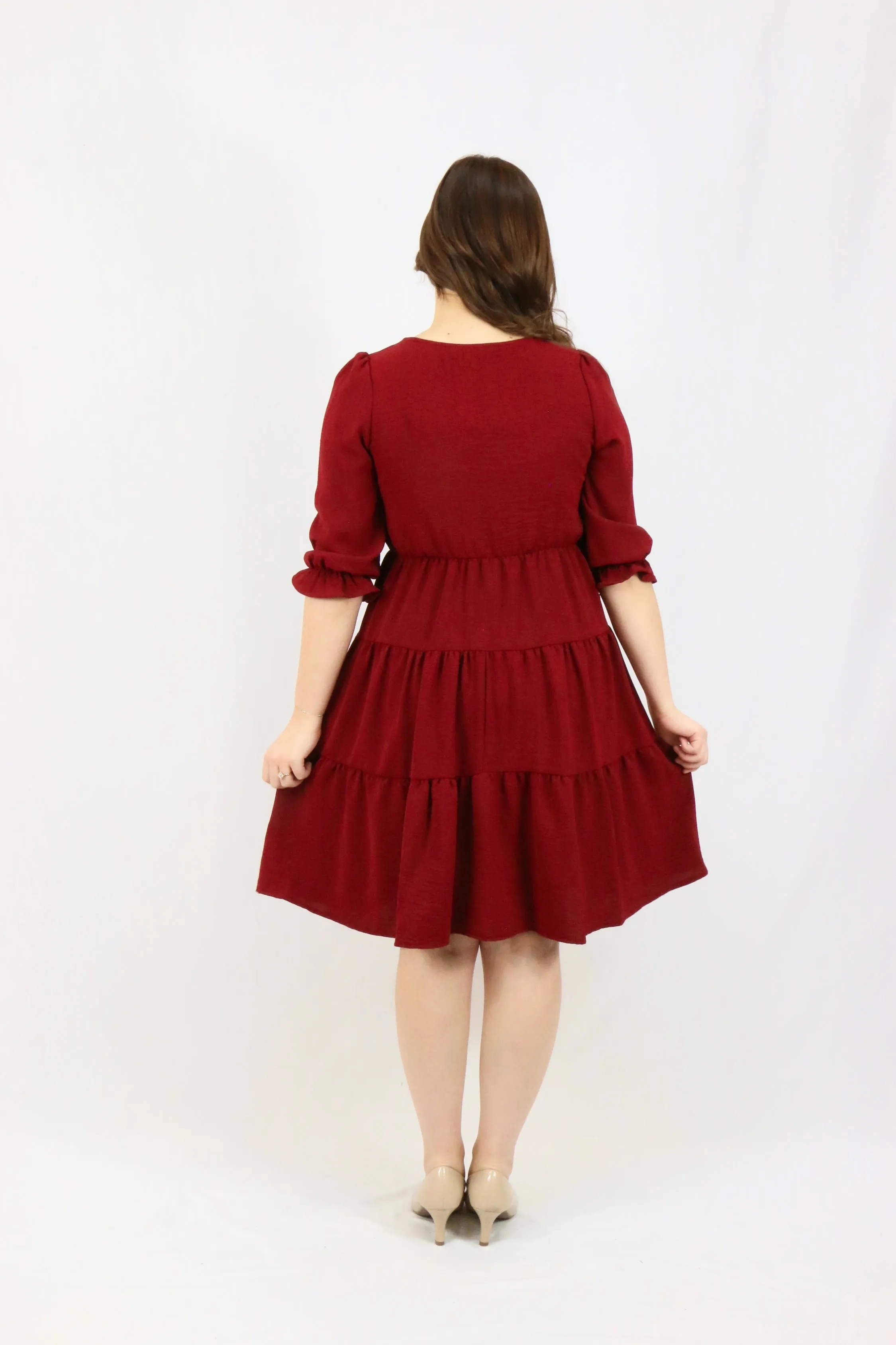 Kensington Dress - Wine