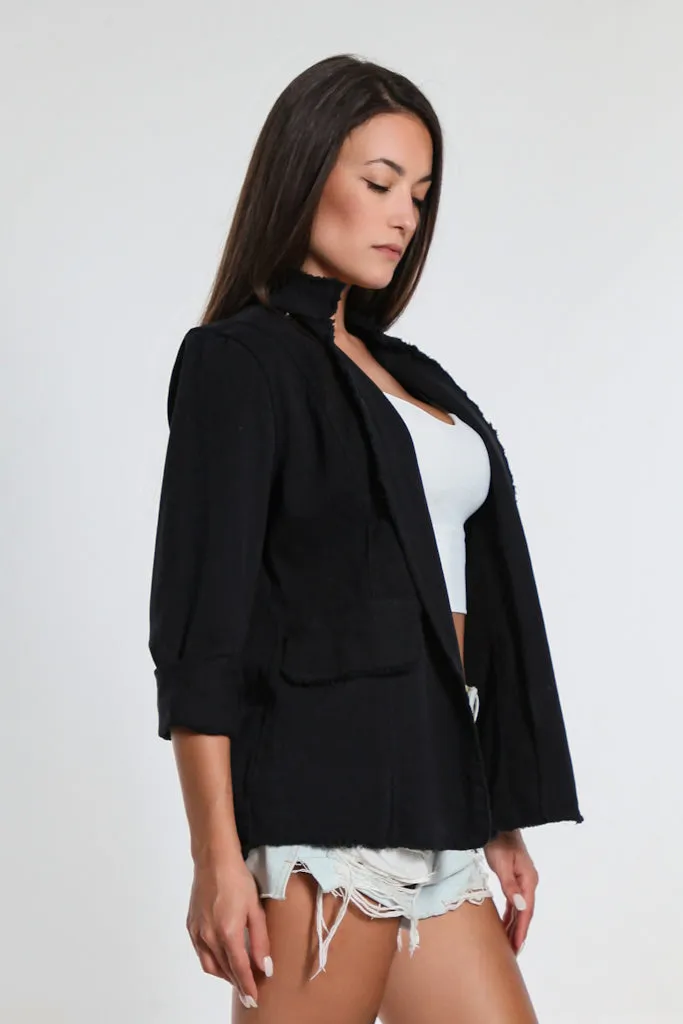 Kimmi Frayed Edge Jacket (JLS108)