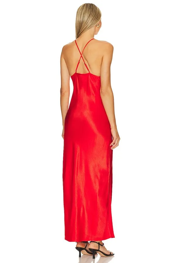 Kristi Halter Slip Dress