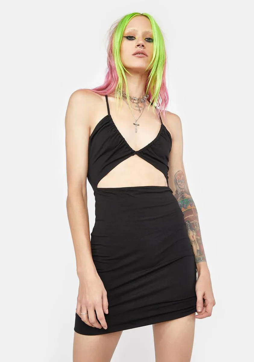 Late Nights Cutout Mini Dress