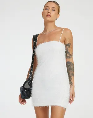 Levaria Mini Dress in White