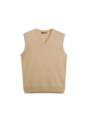 Liam Knitted Vest / Safari Beige