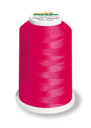 Madeira Aeroflock 100 | Thick Serger Thread | 1100 yards | 9120-9907 | Neon Pink