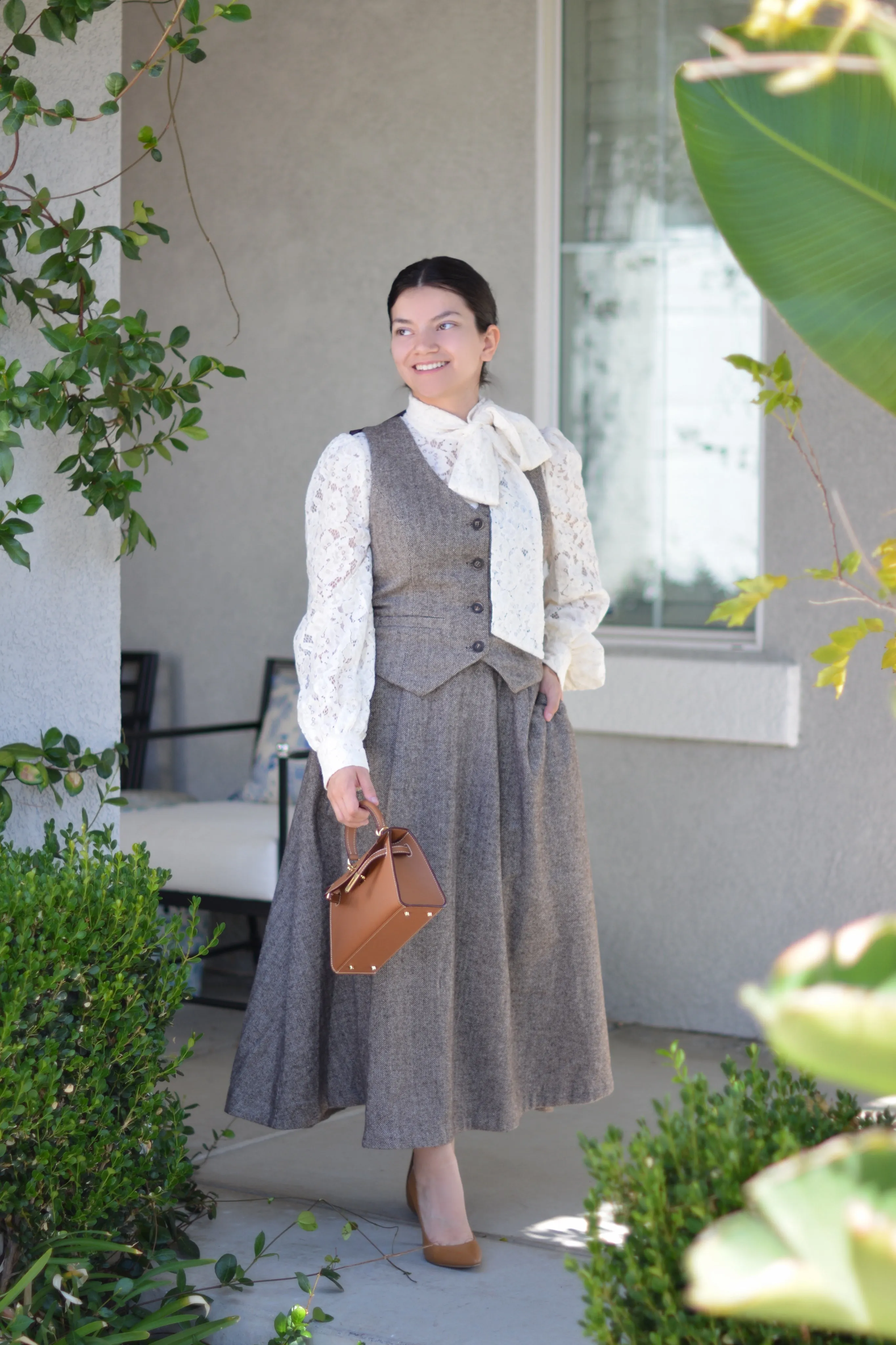 Margaret Herringbone Vest