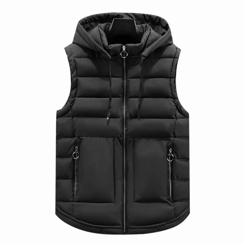 Men's Autumn And Winter Thickened Cotton Padded Vest