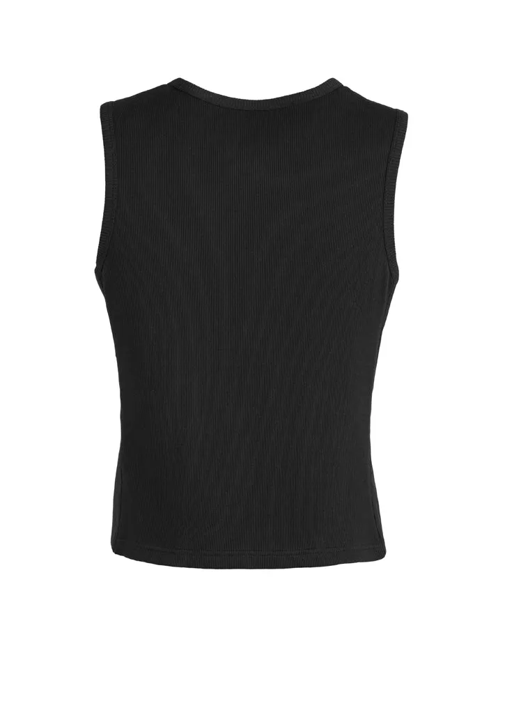 Mens Peaked Vest with Knitted Back - 94011