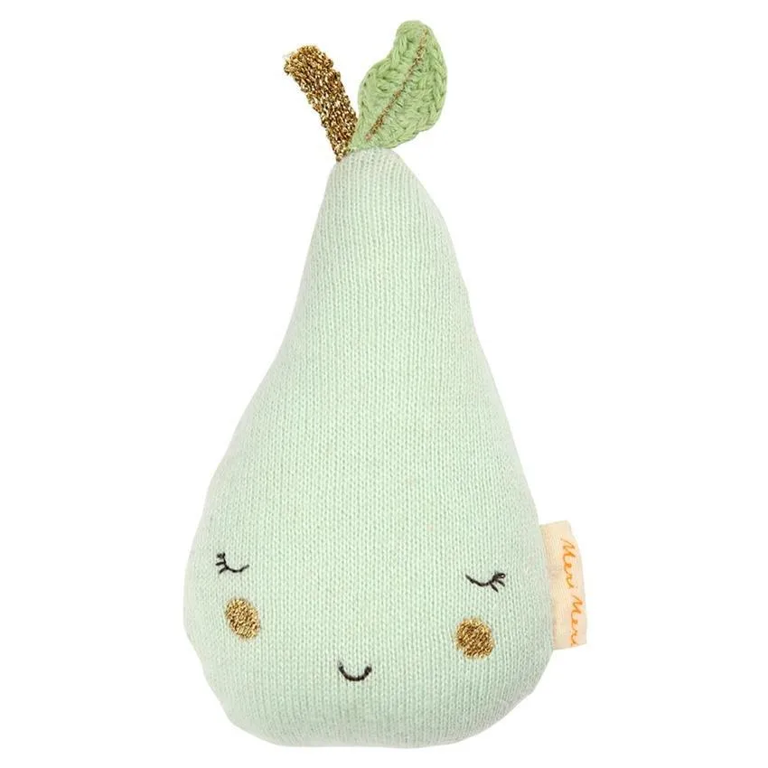 Meri Meri Baby Rattle - Pear