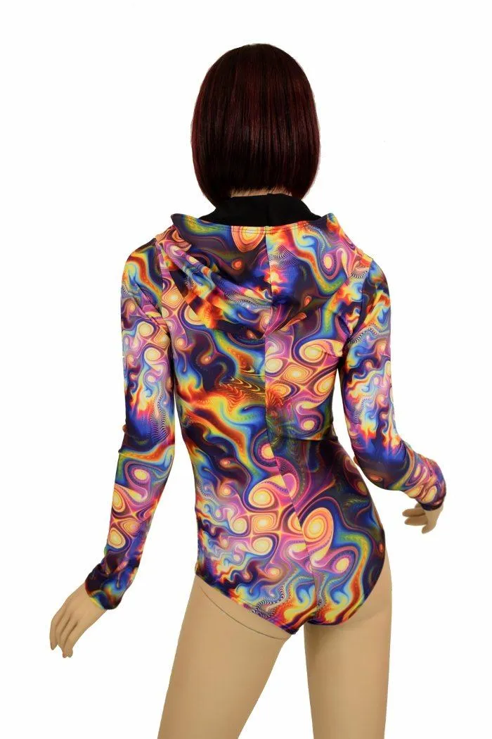 Meteorite Long Sleeve Hoodie Romper